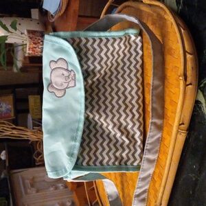 Adora Zig Zag Baby Doll Elephant Diaper Bag Pretend Play